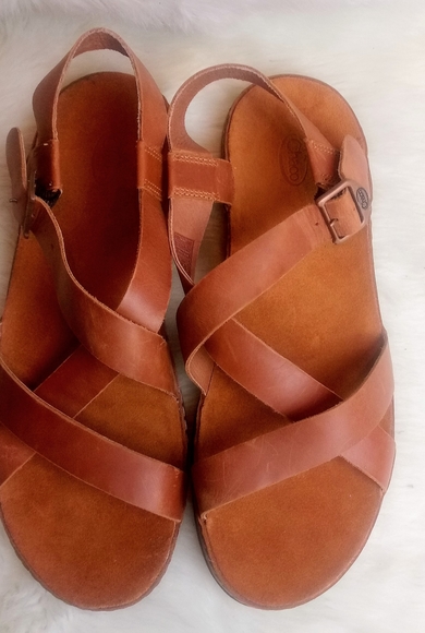 NWOB Chaco  Wayfarer leather sandals sz 11 - Picture 3 of 4